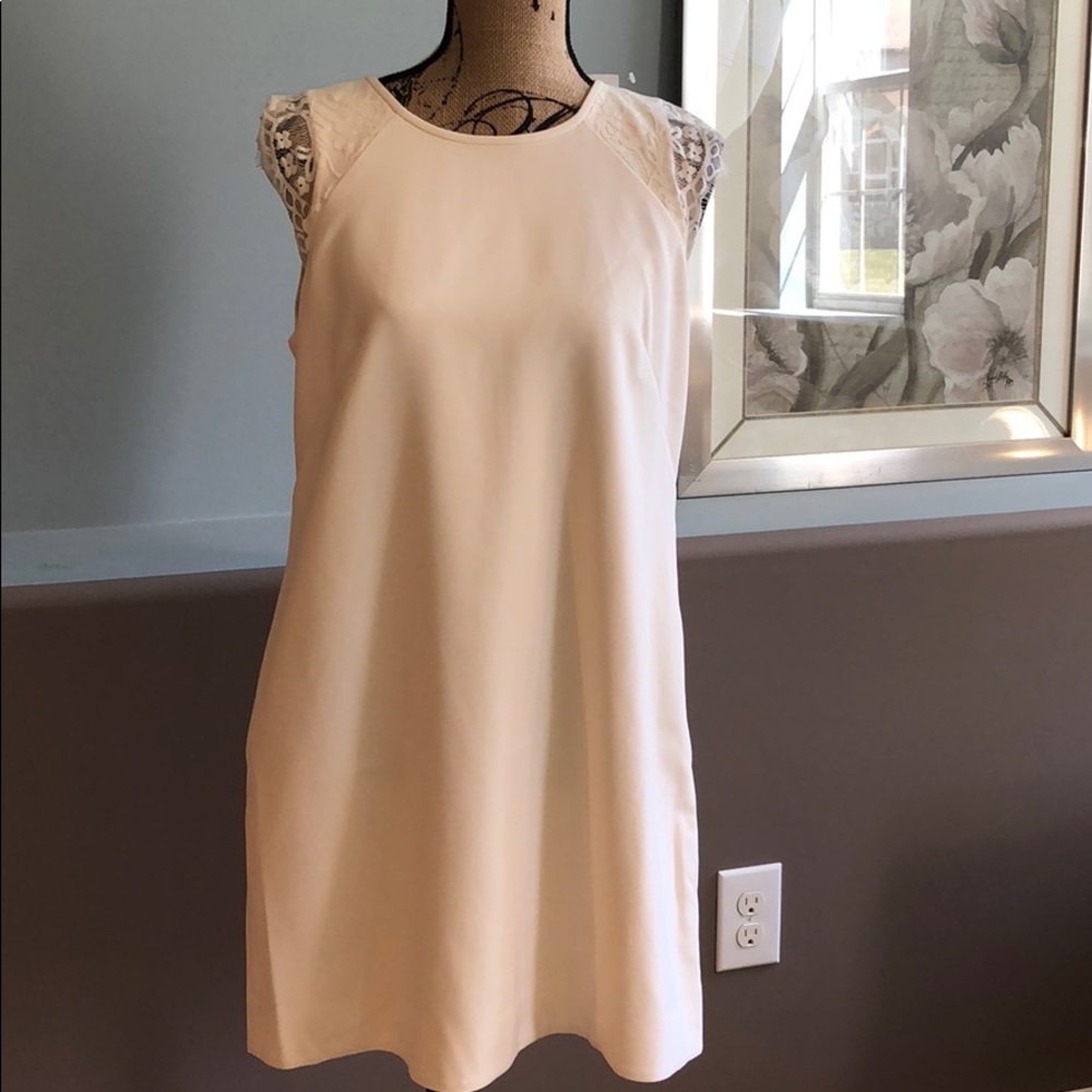 Brand New J. Crew Petite Lace-Cap Sleeve Dress